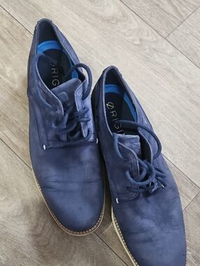 Cole Haan Men's Navy Suede Chukka Boots